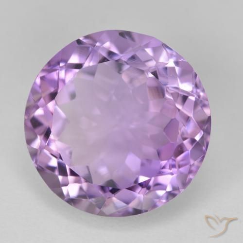 12.13克拉天然紫水晶，圆形的，VVS