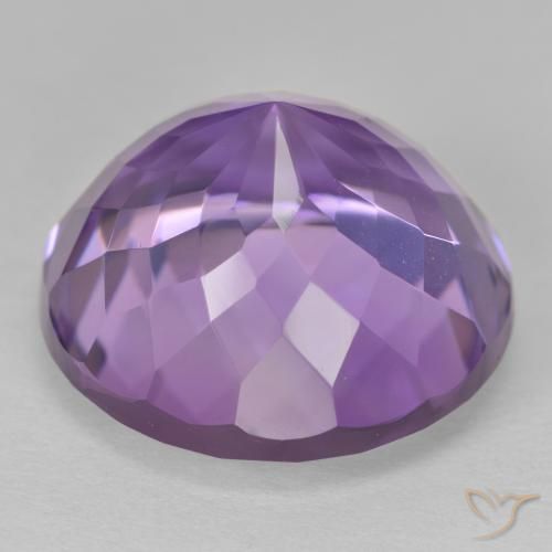 15.16克拉天然紫水晶，圆形的，VVS