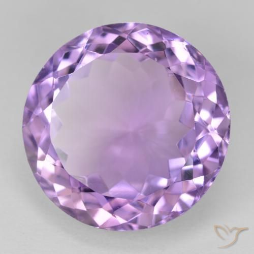14.18克拉天然紫水晶，圆形的，VVS-VS