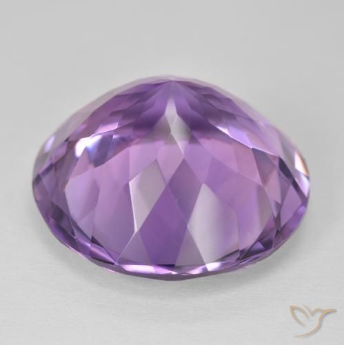 24.79克拉天然紫水晶，圆形的，VVS-VS