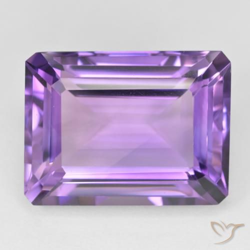 22.70ct 天然 中紫 紫水晶, 祖母绿式切割, VVS-VS