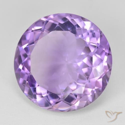 22.21克拉天然紫水晶，圆形的，VVS-VS