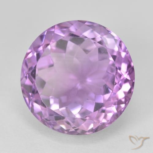 13.33克拉天然紫水晶，圆形的，VVS