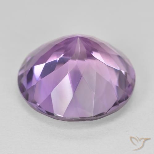 12.86克拉天然紫水晶，圆形的，VVS