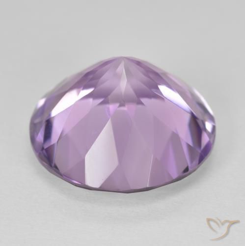 12.84克拉天然紫水晶，圆形的，VVS
