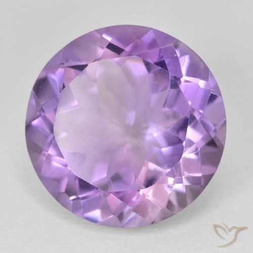 13.06克拉天然紫水晶，圆形的，VVS
