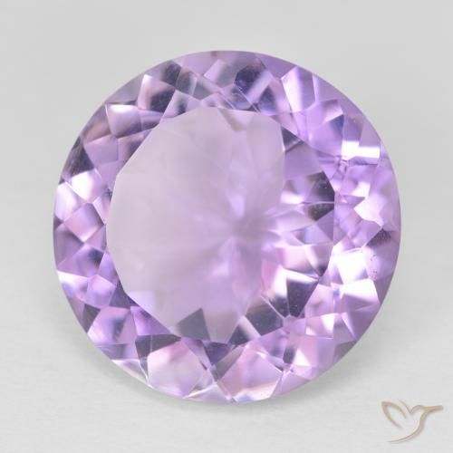 11.38克拉天然紫水晶，圆形的，VVS-VS