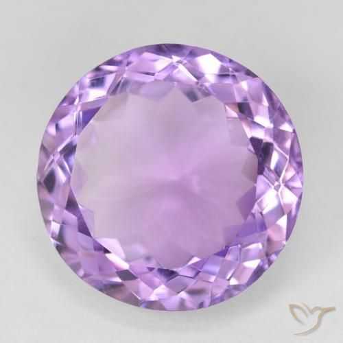 13.48克拉天然紫水晶，圆形的，VVS-VS