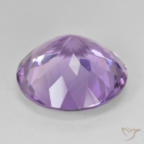 24.28克拉天然紫水晶，圆形的，VVS