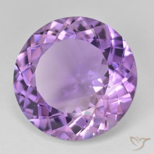 22.99克拉天然紫水晶，圆形的，VVS