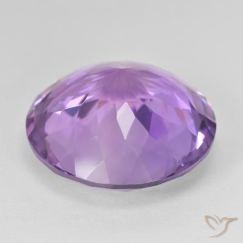 24.81克拉天然紫水晶，圆形的，VVS