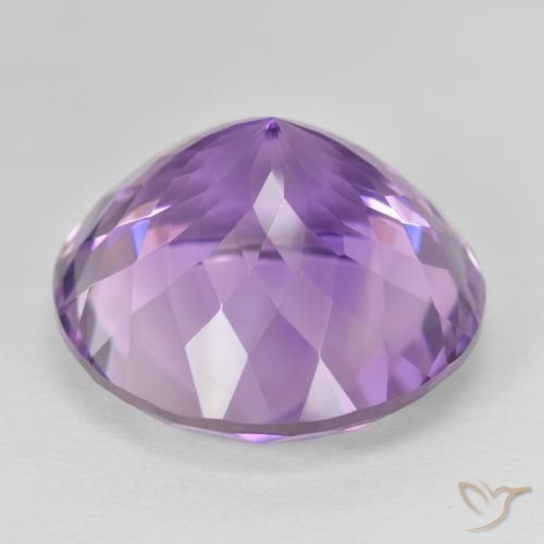29.03克拉天然紫水晶，圆形的，VVS