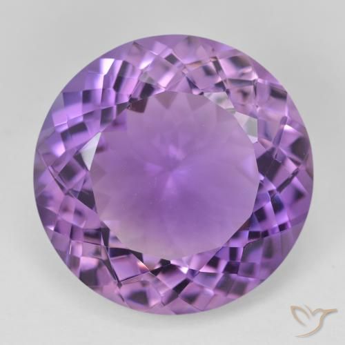 23.46ct 天然 Medium Light Purplish-Violet 紫水晶, 圆形的, VVS