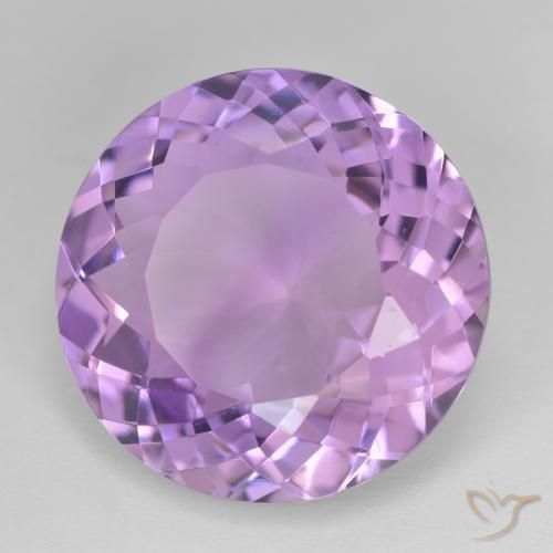 22.72克拉天然紫水晶，圆形的，VVS