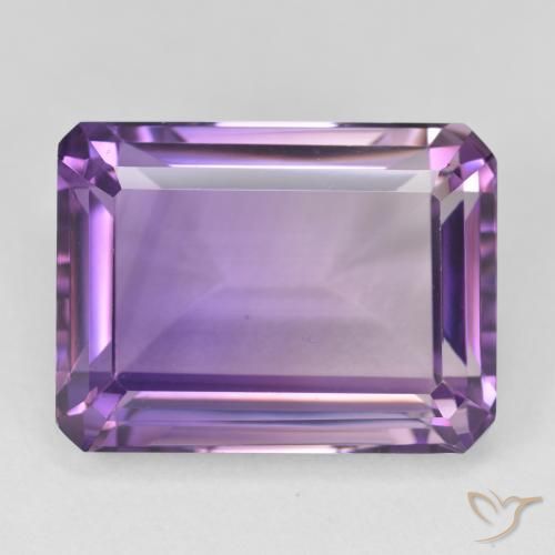 24.96ct 天然 中紫 紫水晶, 祖母绿式切割, VVS-VS