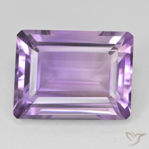 22.54ct 天然 Medium Light Purplish-Violet 紫水晶, 祖母绿式切割, VVS