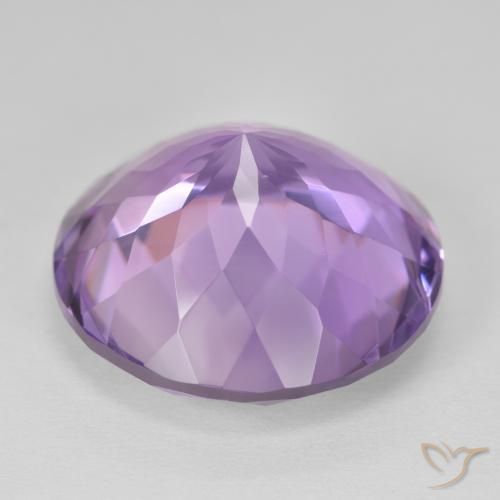 25.75克拉天然紫水晶，圆形的，VVS