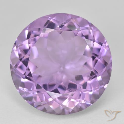 26.75ct 天然 粉紫罗兰色 紫水晶, 圆形的, VVS