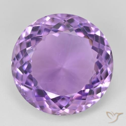 26.15ct 天然 中紫 紫水晶, 圆形的, VVS
