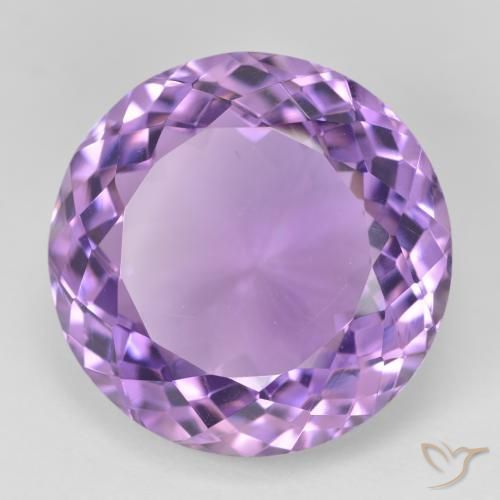 26.15克拉天然紫水晶，圆形的，VVS