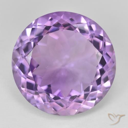 26.00克拉天然紫水晶，圆形的，VVS