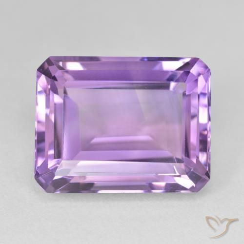 18.88ct 天然 深鸢尾紫 紫水晶, 祖母绿式切割, VVS-VS