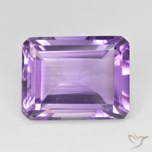17.75ct 天然 中紫 紫水晶, 祖母绿式切割, VVS-VS
