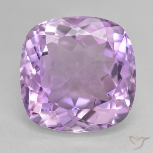 14.24ct 天然 粉紫罗兰色 紫水晶, 软垫, VVS