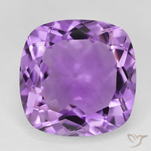 21.27ct 天然 紫色紫罗兰色 紫水晶, 软垫, VVS-VS