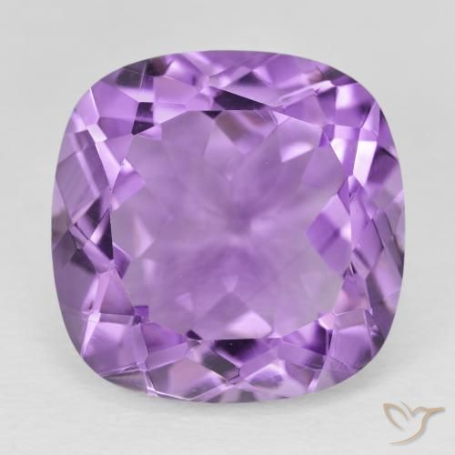 19.54ct 天然 紫色紫罗兰色 紫水晶, 软垫, VVS