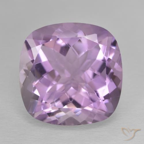 13.09ct 天然 中粉紫 紫水晶, 软垫, VVS