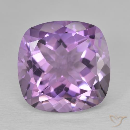 13.03ct 天然 中紫 紫水晶, 软垫, VVS
