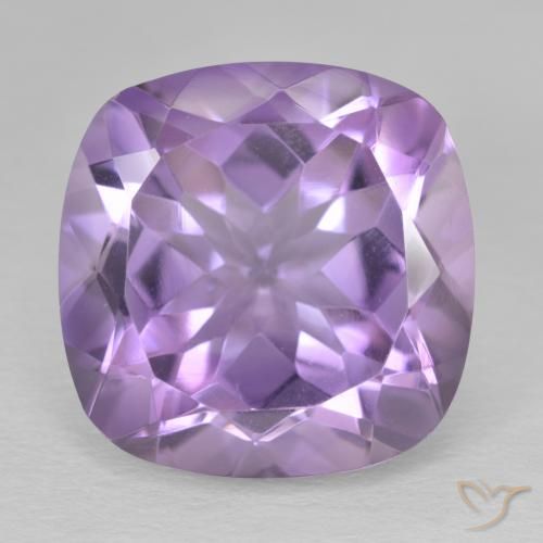 15.12ct 天然 中紫 紫水晶, 软垫, VVS