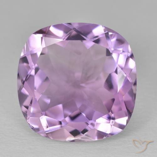 13.67ct 天然 粉紫罗兰色 紫水晶, 软垫, VVS