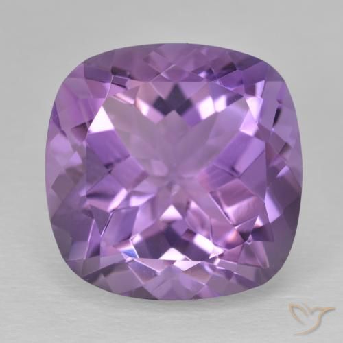 12.54ct 天然 Medium Light Purplish-Violet 紫水晶, 软垫, VVS-VS