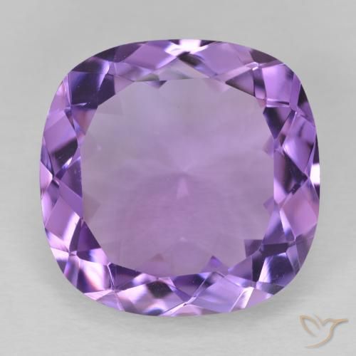 12.20ct 天然 中紫 紫水晶, 软垫, VVS-VS