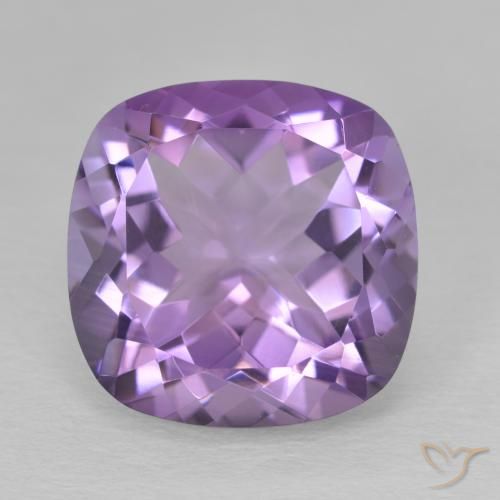 12.31ct 天然 中紫 紫水晶, 软垫, VVS