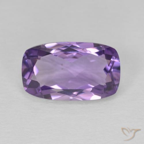 5.86ct 天然 中紫 紫水晶, 软垫, VVS