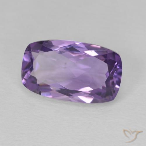 5.86克拉天然紫水晶，软垫，VVS