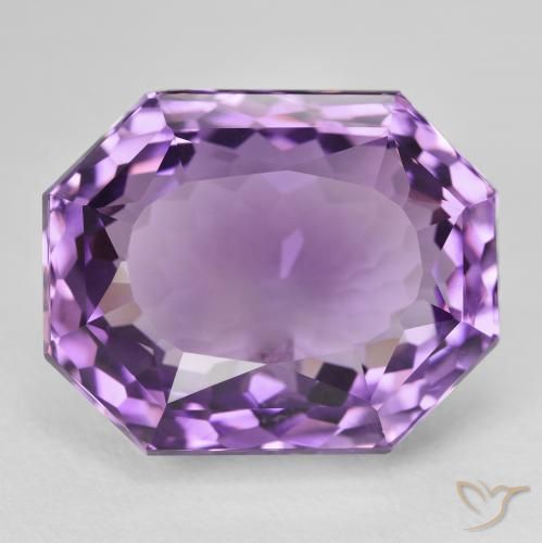 26.95ct 天然 紫色紫罗兰色 紫水晶, 祖母绿式切割, VVS