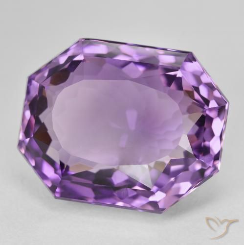 26.95克拉天然紫水晶，八边形，VVS
