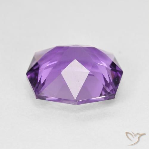 4.33克拉天然紫水晶，花式切割，VVS-VS