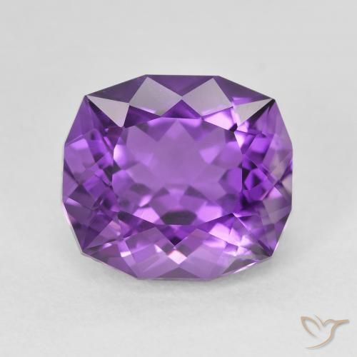 6.33克拉天然紫水晶，软垫，VS