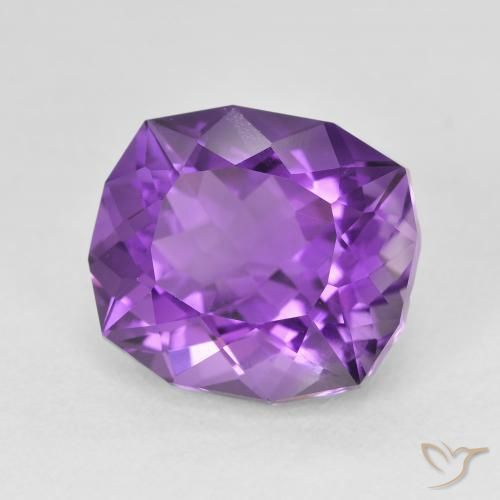 6.33克拉天然紫水晶，软垫，VS