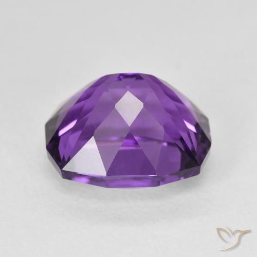 6.33克拉天然紫水晶，软垫，VS