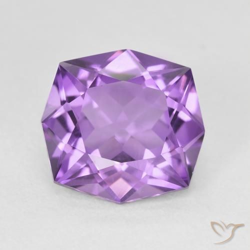 4.77ct 天然 中紫 紫水晶, 花式切割, VVS-VS