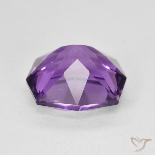 4.77克拉天然紫水晶，花式切割，VVS-VS