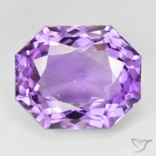 26.45ct 天然 中紫 紫水晶, 祖母绿式切割, VS