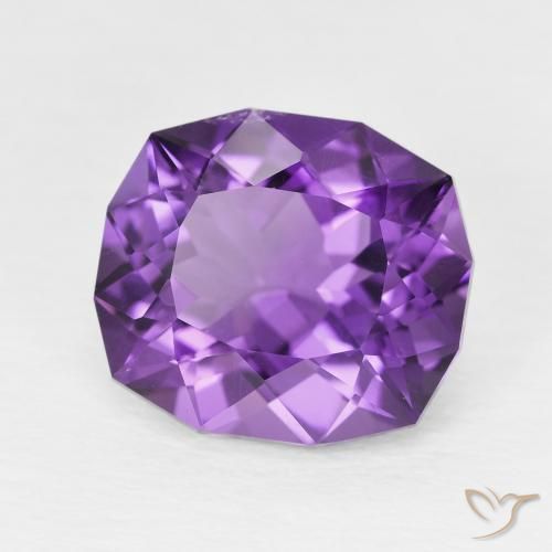 6.08克拉天然紫水晶，花式切割，VS