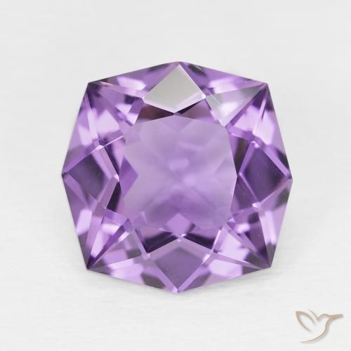 4.75ct 天然 中等紫罗兰色 紫水晶, 花式切割, VS